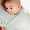 écharpe de portage isara bambou silver grey extensible élastique pratique facile pratique idéale débutant dès la naissance porter bébé nouveau-né