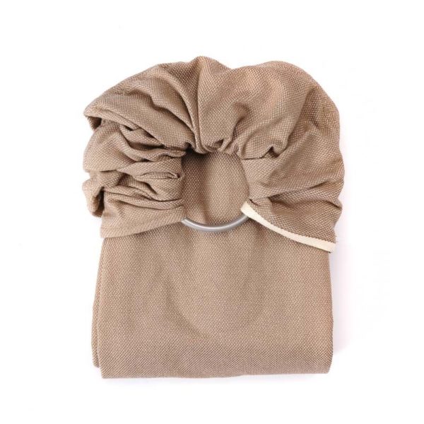 sling néobulle beige sable écharpe de portage sans noeud ringsling 100% coton