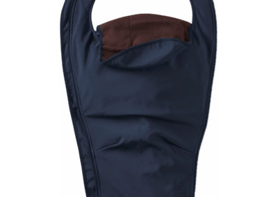 veste manteau de portage homme mamalila softshell bleu ventral dorsal polyvalent porte-bébé écharpe en hiver automne imperméable capuche