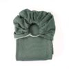 sling néobulle vert eucalyptus écharpe de portage sans noeud ringsling 100% coton bio gots dès la naissance
