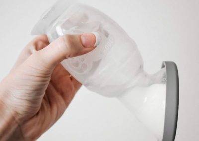haakaa recueil lait 150 ml silicone avec couvercle tire lait manuel allaitement maternel récupérateur de lait collecter lait maternel
