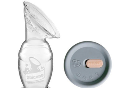 haakaa recueil lait 150 ml silicone avec couvercle tire lait manuel allaitement maternel récupérateur de lait collecter lait maternel