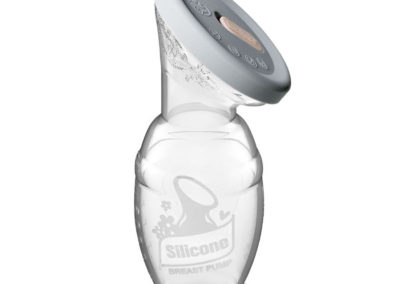 haakaa recueil lait 150 ml silicone avec couvercle tire lait manuel allaitement maternel récupérateur de lait collecter lait maternel