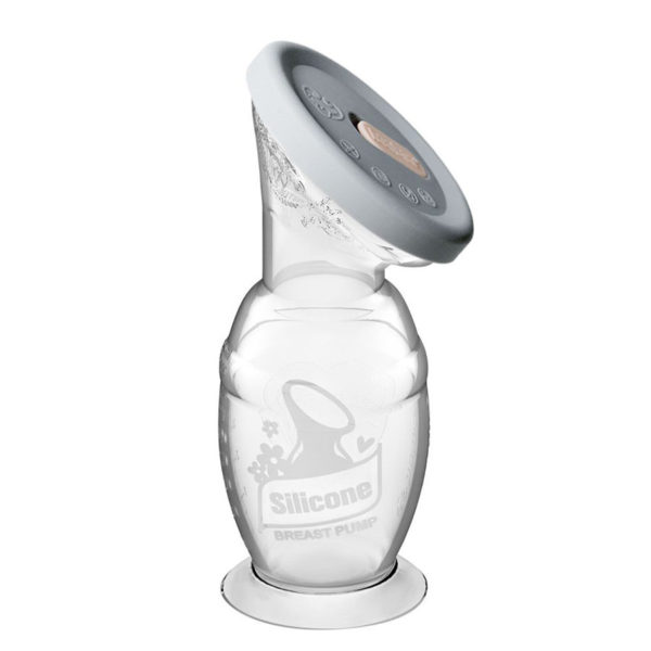 haakaa recueil lait 150 ml silicone avec couvercle tire lait manuel allaitement maternel récupérateur de lait collecter lait maternel