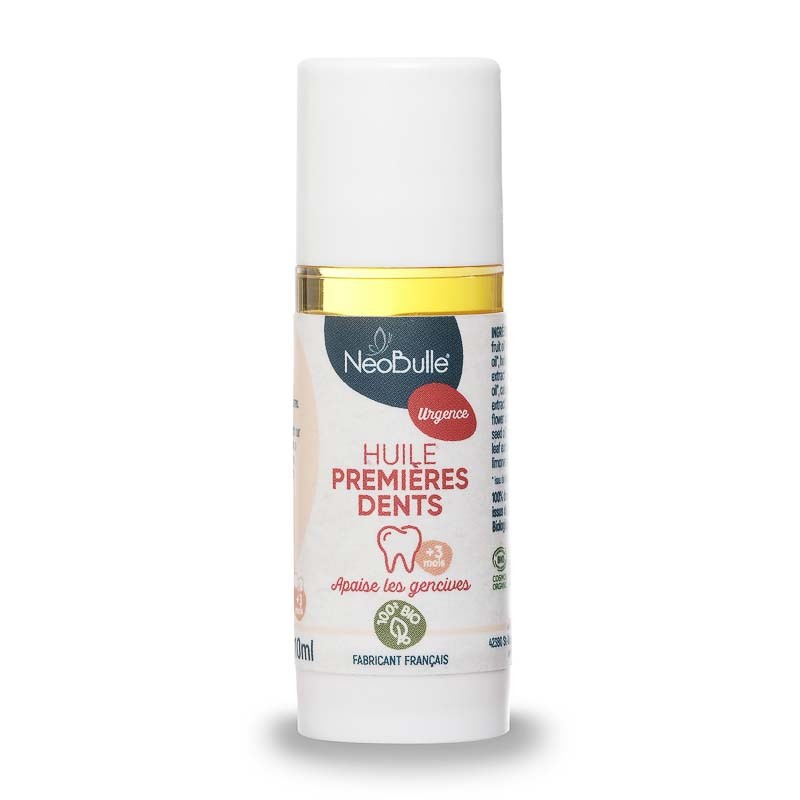 néobulle huile premières dents poussée dentaire soin bio apaisant gencives