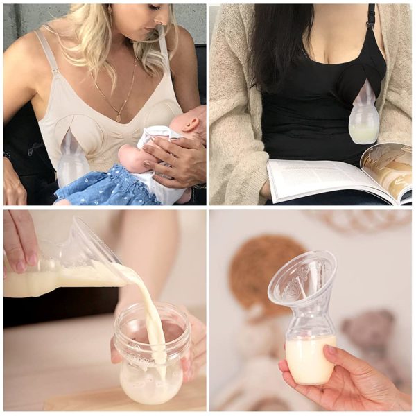 haakaa recueil lait tire lait manuel silicone ventouse récupérateur de lait maternel collecte lait allaitement