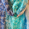 sling yaro écharpe de portage sans noeud four winds aqua hemp chanvre