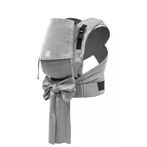 Stokke Limas Plus Grey Melange porte-bébé hybride évolutif physiologique nouer pratique simple ventral dorsal coton bio