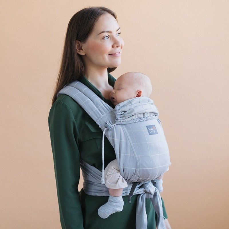 Lovetie Love & Carry mei-tai hybride porte-bébé pas cher évolutif ergonomique pratique facile souple coton bio