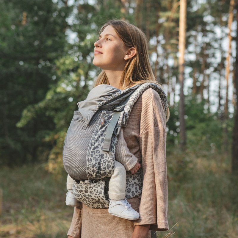 Love and Carry One plus cool leo porte-bébé physiologique ergonomique évolutif respirant 2 en 1 nouveau-né pratique portage