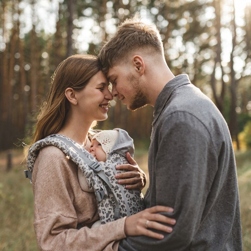 Love and Carry One plus cool leo porte-bébé physiologique ergonomique évolutif respirant 2 en 1 nouveau-né pratique portage