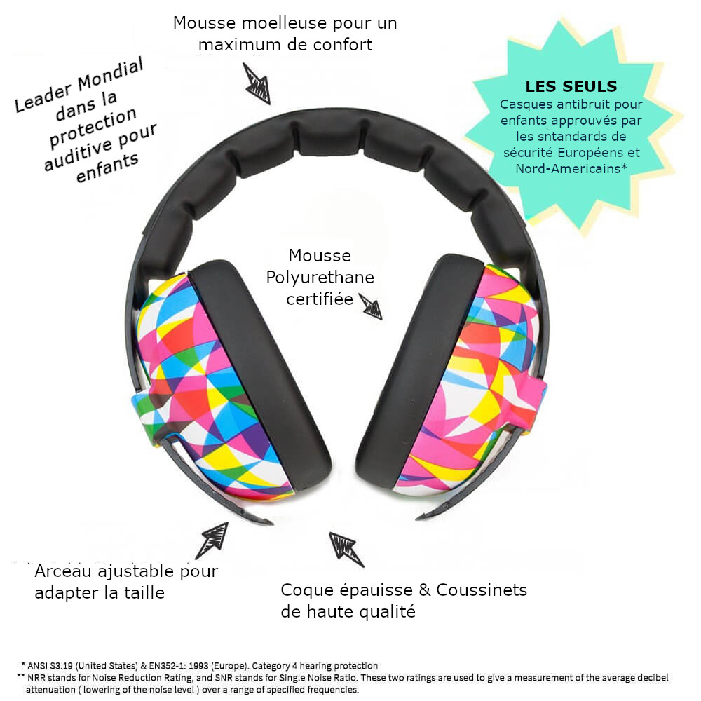 Casque anti-bruit protection auditive - Banz - bébé - Lullabi