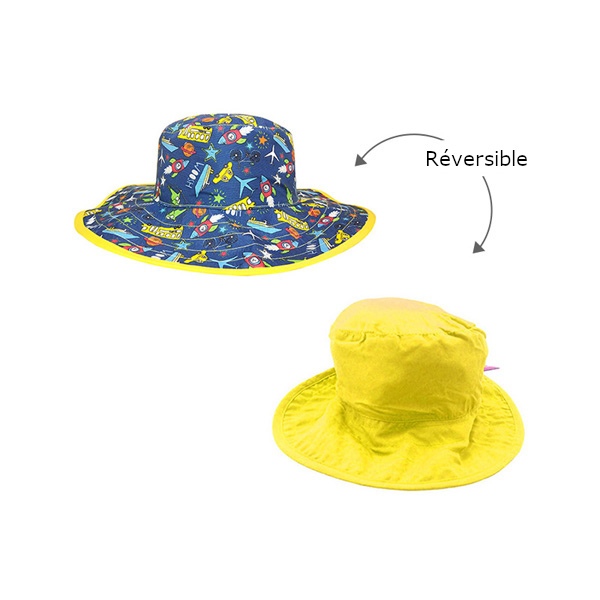 Chapeau réversible anti-UV UPF50+ - Banz - bébé enfant - Lullabi