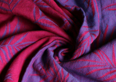 ling écharpe de portage yaro slings anneaux sans noeuf bahamas fuchsia royal double face violet rose oekotex