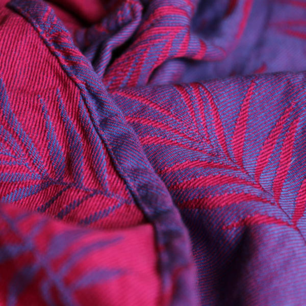ling écharpe de portage yaro slings anneaux sans noeuf bahamas fuchsia royal double face violet rose oekotex