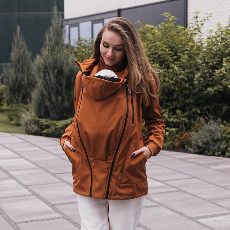 Love & Carry Veste de portage softshell 4 en 1 pratique confortable