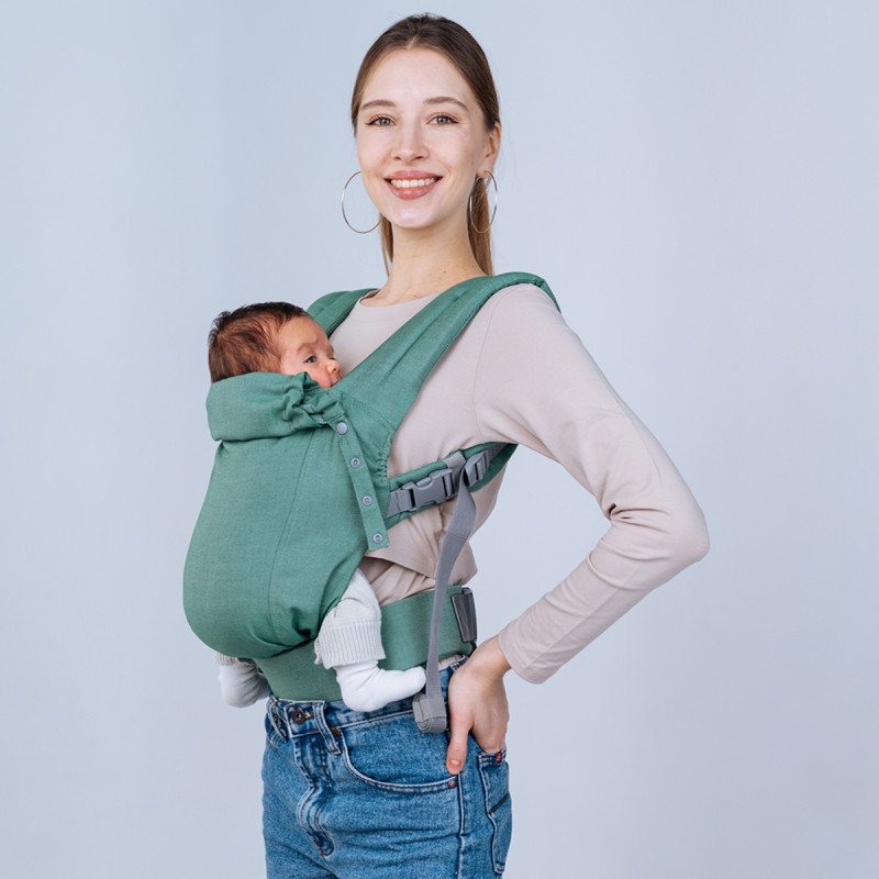 fly tai porte-bébé mei-tai fidella bébé babysize gris meh dai évolutif physiologique ergonomique coton bio