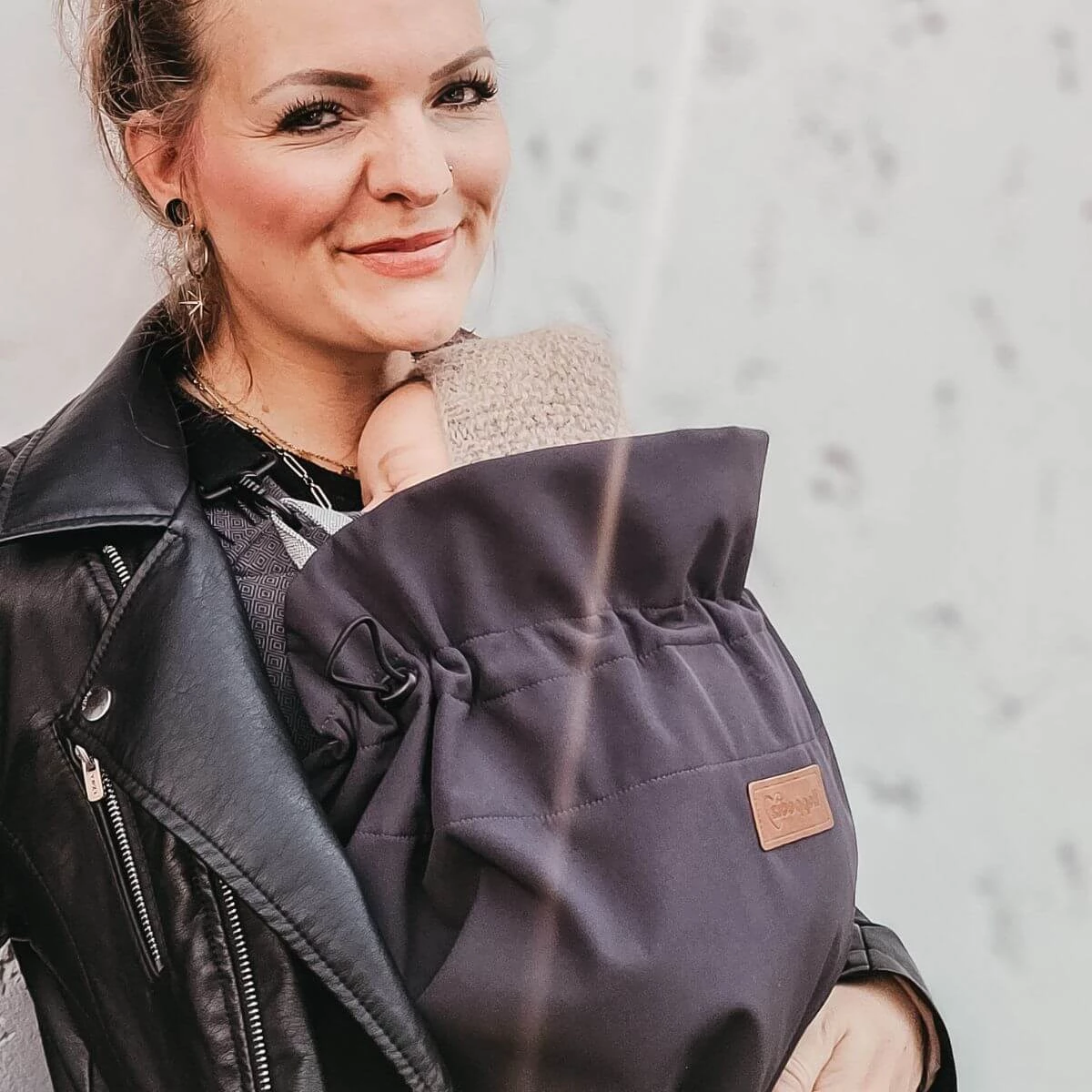 couverture de portage universelle pratique softshell imperméable protection pluie hoppediz